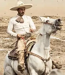 Charro is men wearing from Mexico