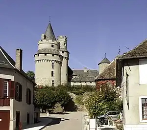 A view of the Château de Bonneval