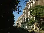 Former Officers Terrace and Attached Front Area Walls and Overthrows