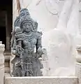Yaksha on right of Gommateshwara Statue