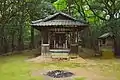Akiba Shrine located on the saddle of the tumulus
