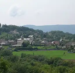 A general view of Marcellaz-Albanais