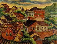 Chen Cheng-po, 1933, canvas oil painting, Collection of Taiwan Museum of Fine Art
