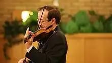 Cenek Vrba playing Violin