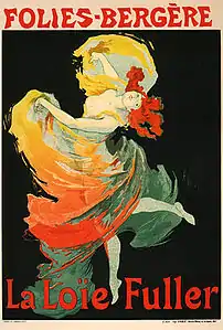 Poster for the dancer Loie Fuller by Jules Chéret (1893)