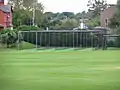 Practice nets at the ground.