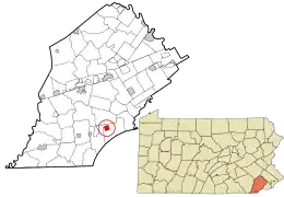 Location in Chester County and the U.S. state of Pennsylvania.