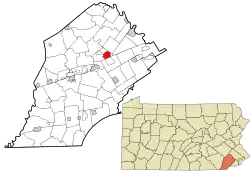 Location in Chester County and the U.S. state of Pennsylvania.