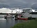 Fishing boats at Chéticamp.