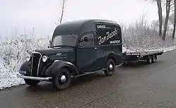 1937 Chevrolet CG chassis-cowl with third-party van body.