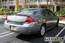 E85 flexfuel Chevrolet Impala LT 2009.