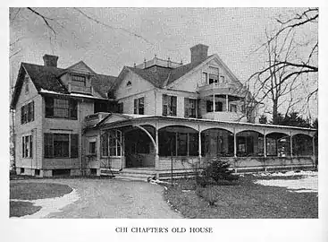 ΦΣΚ's Chi chapter, at Williams, previous house, prior to 1947