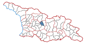 Chiatura Municipality within Georgia