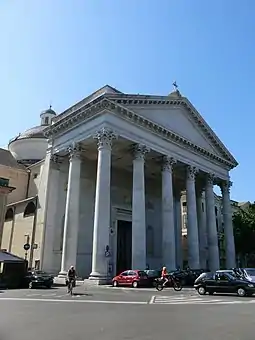 Façade of cathedral
