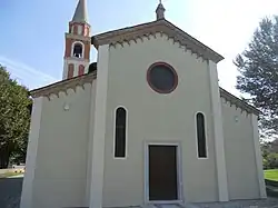 Camino's parish church, dedicated to Saint Bartholomew the Apostle