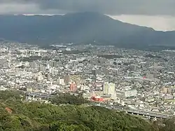 Panoramic view of downtown Futsukaichi