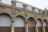 Terra cotta panels and archways