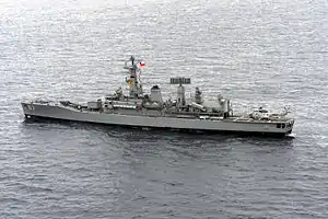 In March 2008, the Almirante Lynch and sister ship Almirante Condell (PFG-06) were sold to Ecuador. The former Almirante Lynch is in active service under the name BAE Morán Valverde.