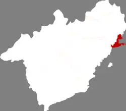 Location in Huludao