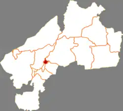 Location of Jianhua District in Qiqihar