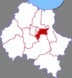 Location in Weifang