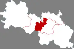 Location in Zigong