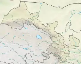 Location in Gansu