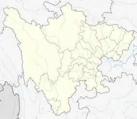 Xinjin is located in Sichuan