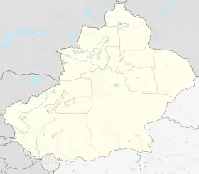 Qiemo is located in Xinjiang