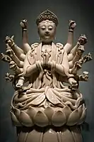 Chinese statue of Cundi