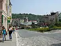 City centre and the old Town Hall in Chortkiv