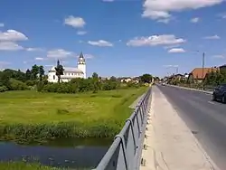 View towards the town