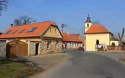 Centre of Chrášťany