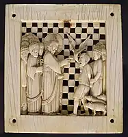 Magdeburg Ivories Christ healing the possessed of Gerasa