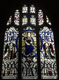 Christ in Majesty. South aisle, by Geoffrey Webb (1933).