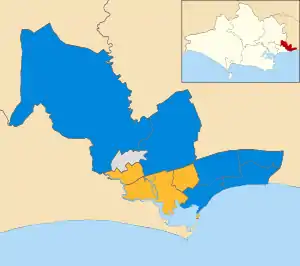 2003 results map