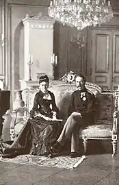 Reference photo of Christian IX and Queen Louise