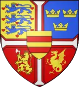 Coat of arms as King of Denmark, Sweden, Norway and the Wends.