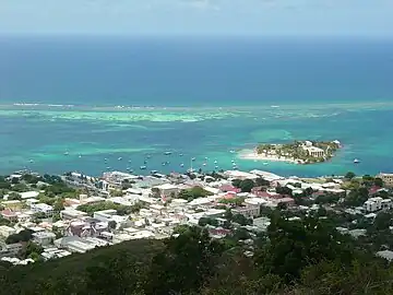 Christiansted, looking north.