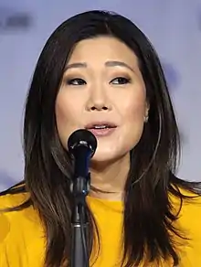 Christina M. Kim at the 2022 WonderCon in Anaheim, California.