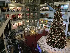 A Christmas tree in Mall Taman Anggrek.