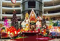 Christmas decoration at Suria KLCC's centre court.