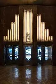 The stepped motif - Entrance hall of the Chrysler Building in New York City, by William Van Allen, 1928-1930