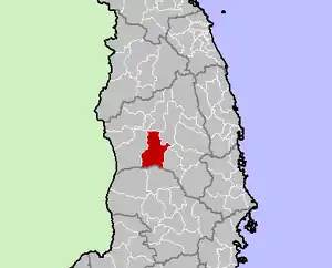 Location in Gia Lai province