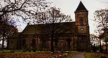 Church of St Thomas, Stanningley, 1841, Neo-Norman style