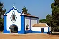 A local church depicting southern Portugal's typical charm.