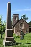 Cross in St John the Baptist's churchyard, Heathfield