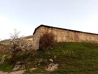 Church in nearby abandoned village of Gandzak