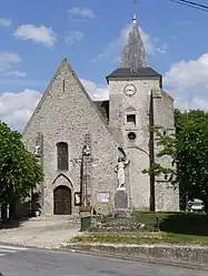 The church in Courpalay