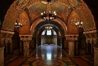 Crypt of Oplenac mausoleum by Nikolay Krasnov, 1910